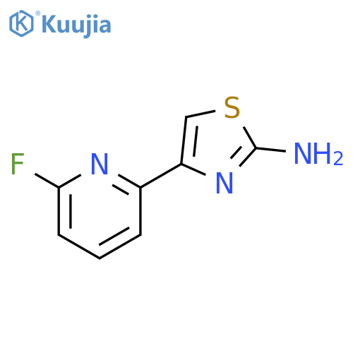 2-Thiazolamine, 4-(6-fluoro-2-pyridinyl)- structure