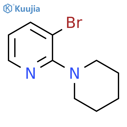 3-Bromo-2-(1-piperidinyl)pyridine structure