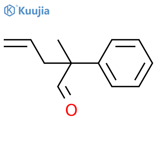 2-methyl-2-phenylpent-4-enal structure