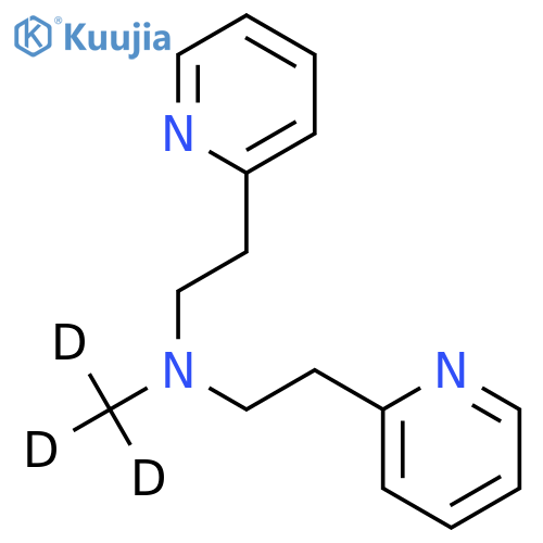 N-Methyl-N,N-bis(2-pyridylethyl)amine-d3 structure