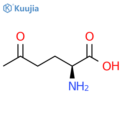 2-amino-5-oxohexanoic acid structure