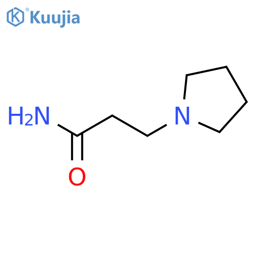 3-(pyrrolidin-1-yl)propanamide structure