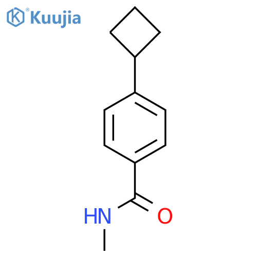 4-cyclobutyl-N-methylbenzamide structure