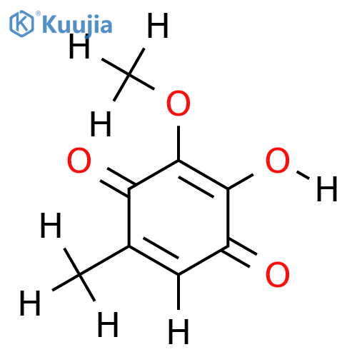 2-Hydroxy-3-methoxy-5-methyl-benzochinon structure