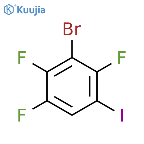 3-Bromo-1,2,4-trifluoro-5-iodobenzene structure