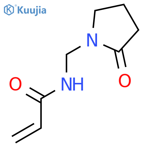 2-Propenamide, N-[(2-oxo-1-pyrrolidinyl)methyl]- structure