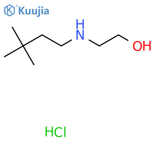2-(3,3-dimethylbutyl)aminoethan-1-ol hydrochloride structure