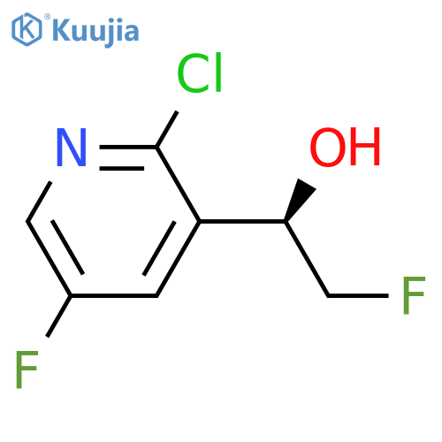 (1R)-1-(2-chloro-5-fluoropyridin-3-yl)-2-fluoroethan-1-ol structure