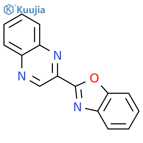Quinoxaline, 2-(2-benzoxazolyl)- structure