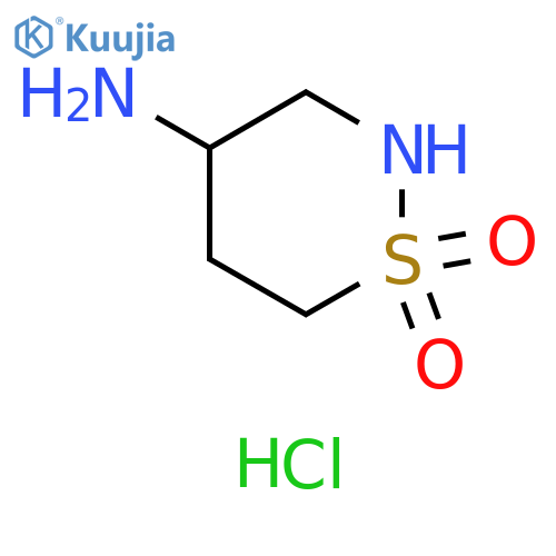 4-amino-1lambda6,2-thiazinane-1,1-dione hydrochloride structure