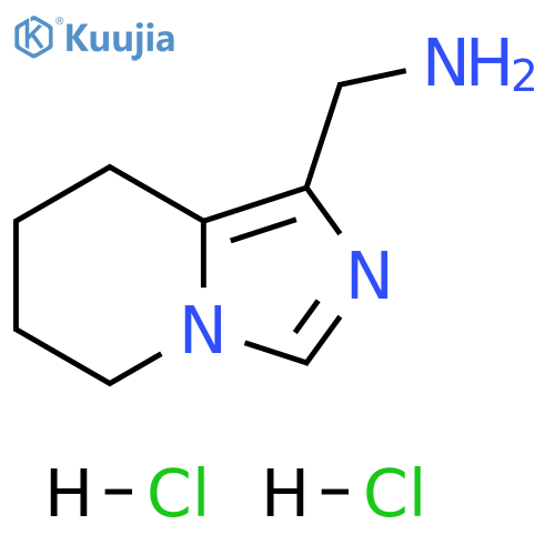 1-{5H,6H,7H,8H-imidazo1,5-apyridin-1-yl}methanamine dihydrochloride structure