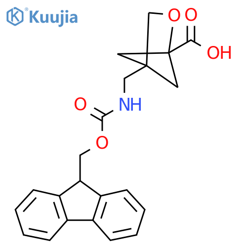 4-({(9H-fluoren-9-yl)methoxycarbonyl}amino)methyl-2-oxabicyclo2.1.1hexane-1-carboxylic acid structure