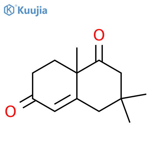 1,6(2H,7H)-Naphthalenedione,3,4,8,8a-tetrahydro-3,3,8a-trimethyl- structure