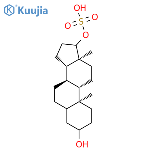 Androstane-3,17-diol,17-(hydrogen sulfate), (3a,5a,17b)- (9CI) structure