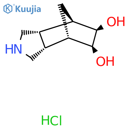 (1R,2S,6R,7S,8S,9R)-4-azatricyclo5.2.1.0,2,6decane-8,9-diol hydrochloride structure