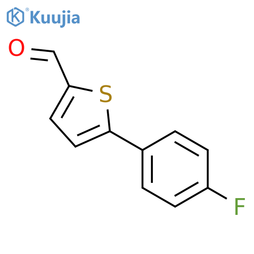 5-(4-fluorophenyl)thiophene-2-carbaldehyde structure