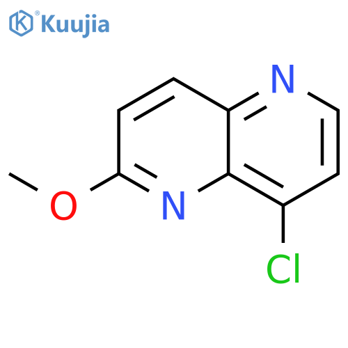8-Chloro-2-methoxy-1,5-naphthyridine structure