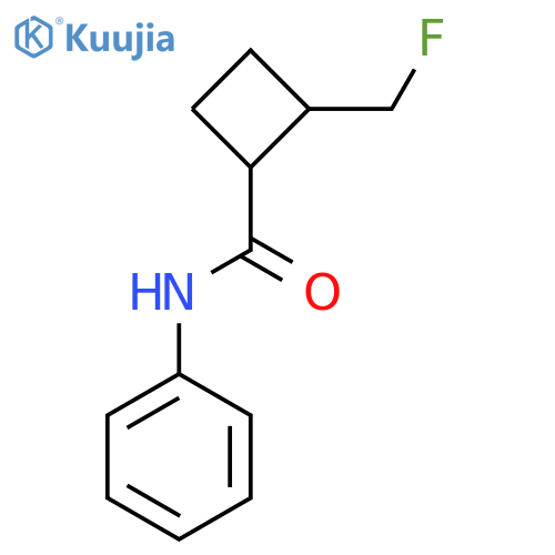 2-(fluoromethyl)-N-phenylcyclobutane-1-carboxamide structure