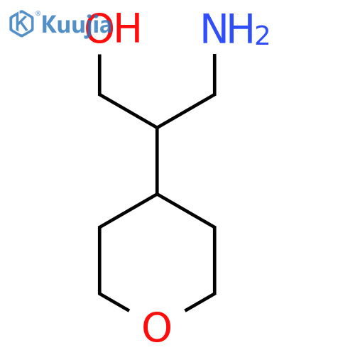 3-Amino-2-(oxan-4-yl)propan-1-ol structure