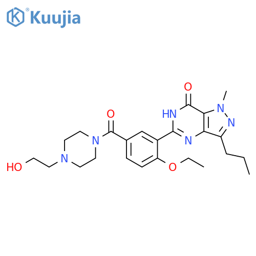 Hydroxycarbodenafil structure