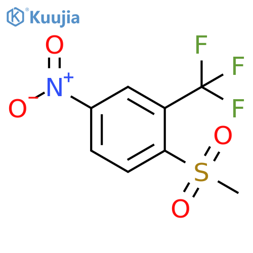 2-(METHYLSULPHONYL)-5-NITROBENZOTRIFLUORIDE structure