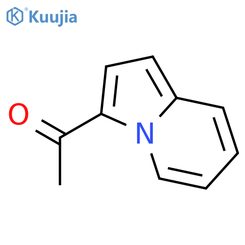 1-(3-indolizinyl)-Ethanone structure