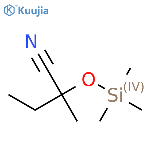 2-Methyl-2-(trimethylsiloxy)butanenitrile structure
