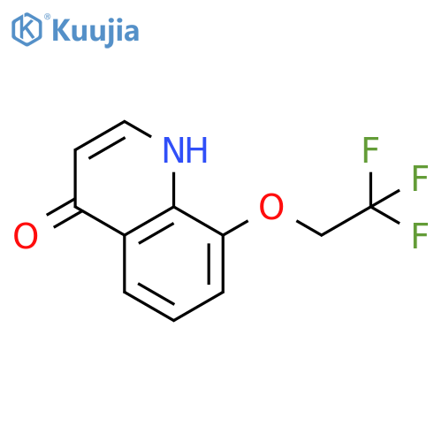 8-(2,2,2-trifluoroethoxy)-1,4-dihydroquinolin-4-one structure