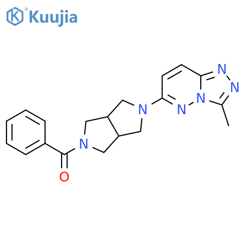 2-Benzoyl-5-{3-methyl-[1,2,4]triazolo[4,3-b]pyridazin-6-yl}-octahydropyrrolo[3,4-c]pyrrole structure