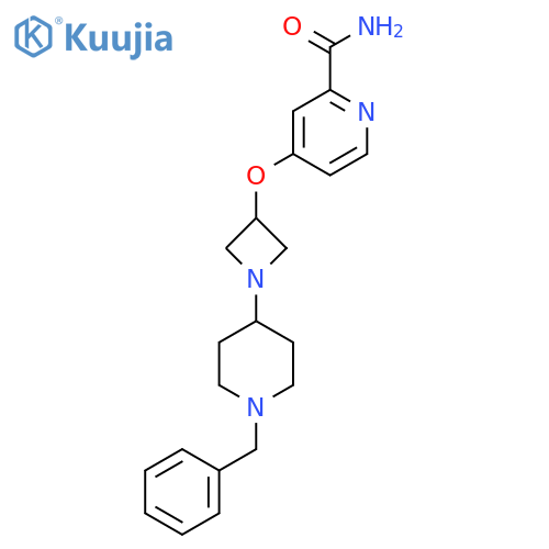 4-{[1-(1-Benzylpiperidin-4-yl)azetidin-3-yl]oxy}pyridine-2-carboxamide structure