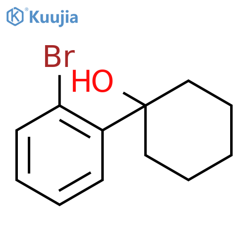 1-(2-bromophenyl)cyclohexan-1-ol structure