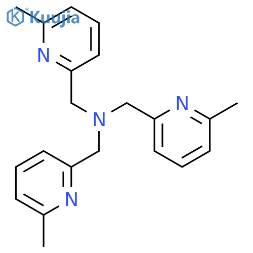 2-Pyridinemethanamine, 6-methyl-N,N-bis[(6-methyl-2-pyridinyl)methyl]- structure