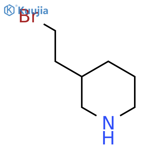 3-(2-Bromoethyl)piperidine structure