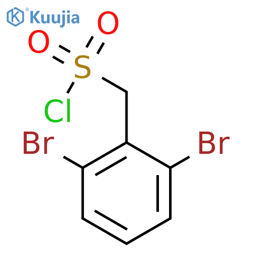 (2,6-dibromophenyl)methanesulfonyl chloride structure