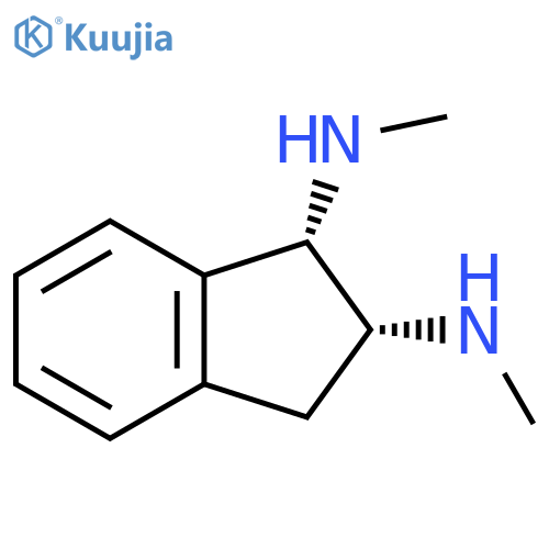 rac-(1R,2S)-N1,N2-dimethyl-2,3-dihydro-1H-indene-1,2-diamine, cis structure