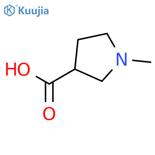3-Pyrrolidinecarboxylicacid, 1-methyl- structure