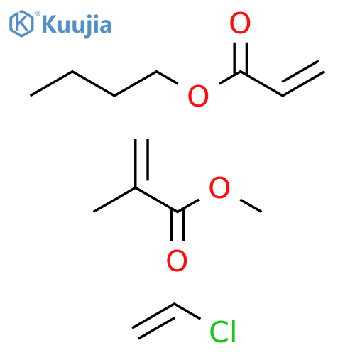 2-Propenoicacid,2-methyl-,methylester,polymerwithbutyl2-propenoateandchloroethene structure