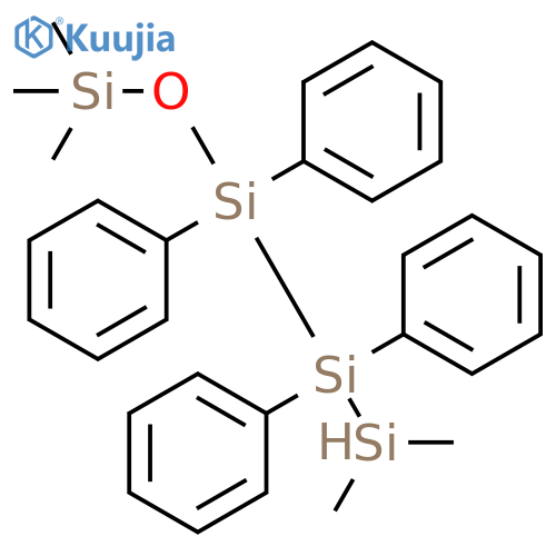 Disiloxane,1-(2,2-dimethyl-1,1-diphenyldisilanyl)-3,3,3-trimethyl-1,1-diphenyl- structure