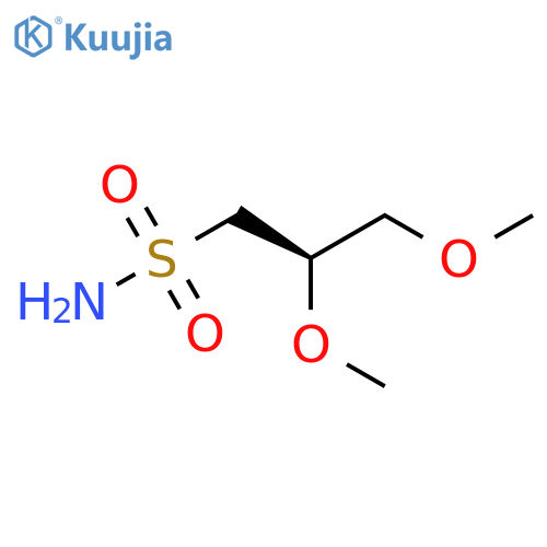 (2R)-2,3-dimethoxypropane-1-sulfonamide structure