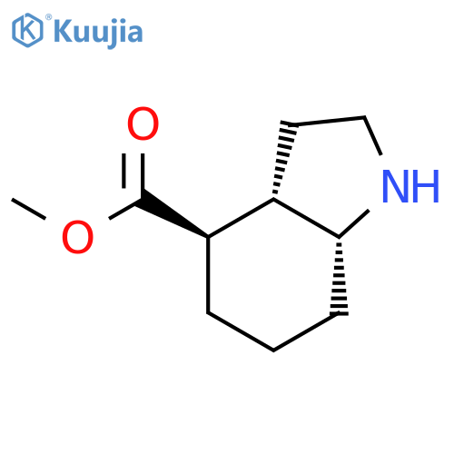rac-methyl (3aR,4S,7aS)-octahydro-1H-indole-4-carboxylate structure