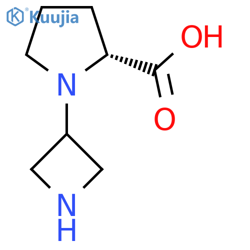 (2R)-1-(azetidin-3-yl)pyrrolidine-2-carboxylic acid structure