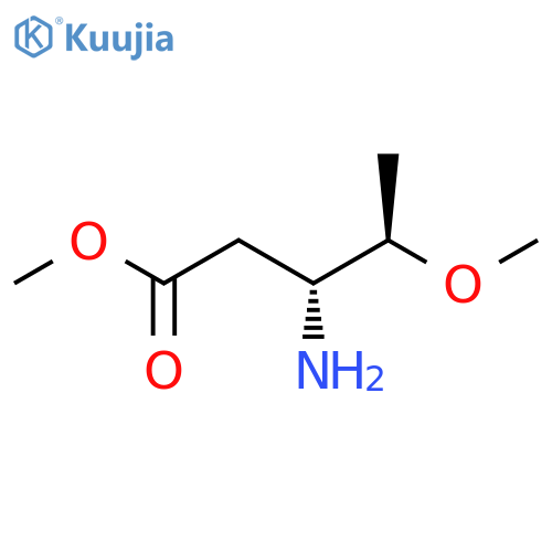 methyl (3R,4R)-3-amino-4-methoxypentanoate structure