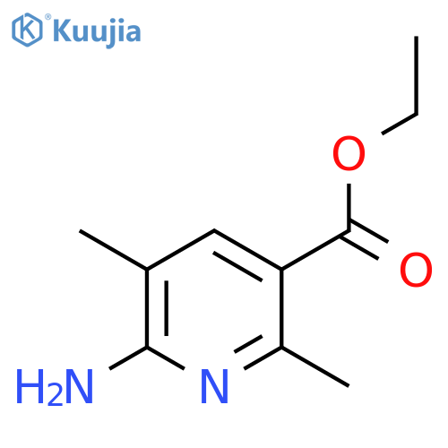 Ethyl 6-amino-2,5-dimethylpyridine-3-carboxylate structure