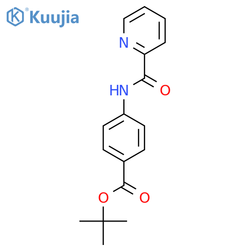 Tert-butyl 4-(pyridine-2-amido)benzoate structure