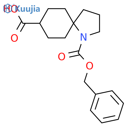 1-(benzyloxy)carbonyl-1-azaspiro4.5decane-8-carboxylic acid structure
