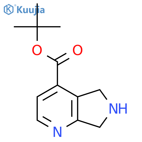 tert-butyl 5H,6H,7H-pyrrolo3,4-bpyridine-4-carboxylate structure
