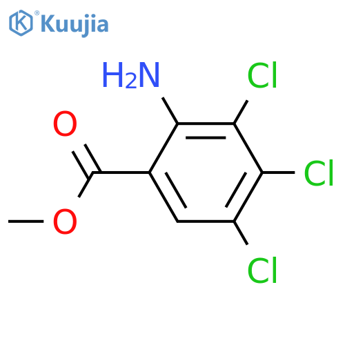 methyl 2-amino-3,4,5-trichlorobenzoate structure