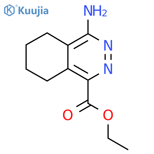 Ethyl 4-amino-5,6,7,8-tetrahydrophthalazine-1-carboxylate structure
