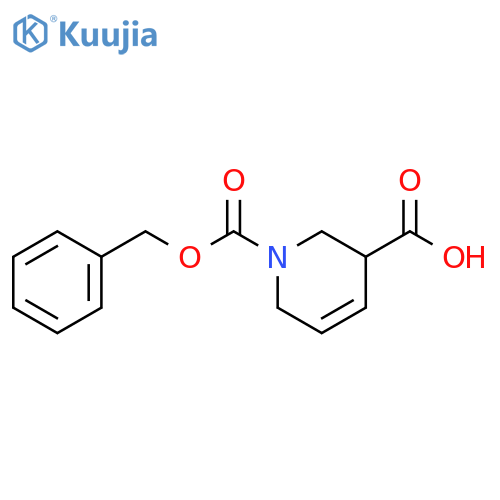 1,3(2H)-Pyridinedicarboxylic acid, 3,6-dihydro-, 1-(phenylmethyl) ester structure