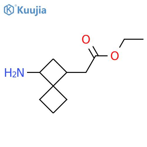 ethyl 2-{3-aminospiro3.3heptan-1-yl}acetate structure